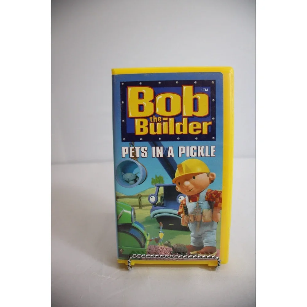 Bob the Builder Pets in a Pickle VHS 2001 Video Tape Clamshell Case Cartoon Film